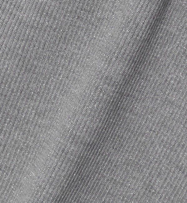 UNITED ARROWS green label relaxing「リブ ラメ ボトルネック ニット ウォッシャブル」|ニット・セーター|