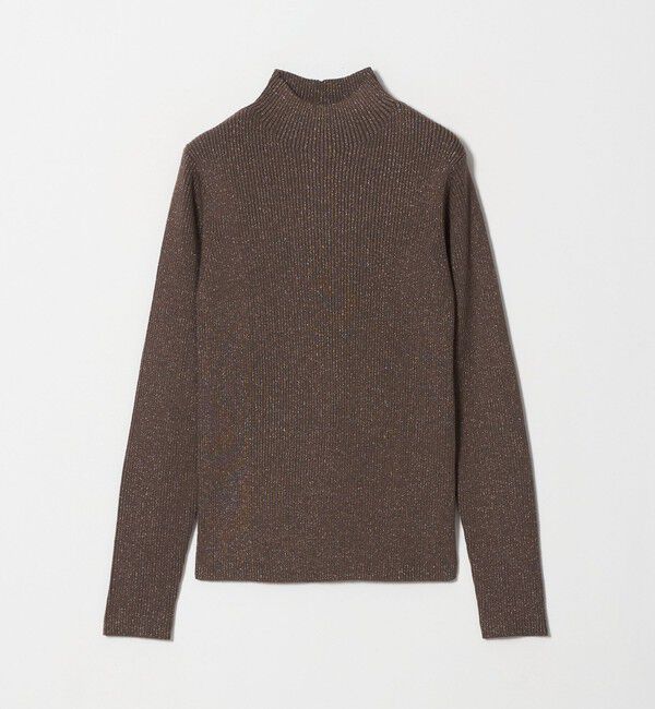 UNITED ARROWS green label relaxing「リブ ラメ ボトルネック ニット ウォッシャブル」|ニット・セーター|