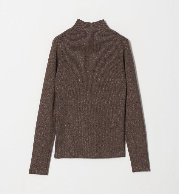 UNITED ARROWS green label relaxing「リブ ラメ ボトルネック ニット ウォッシャブル」|ニット・セーター|