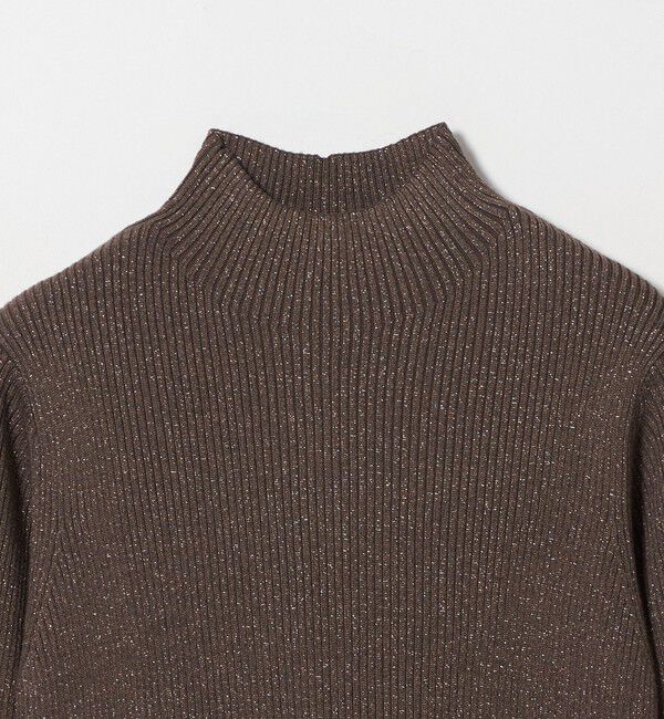 UNITED ARROWS green label relaxing「リブ ラメ ボトルネック ニット ウォッシャブル」|ニット・セーター|