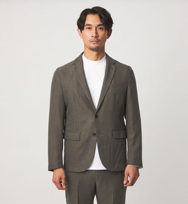UNITED ARROWS green label relaxing「【WEB限定】JUST fit ヘリンボーン ナロー セットアップ ジャケット&パンツ」|スーツ|