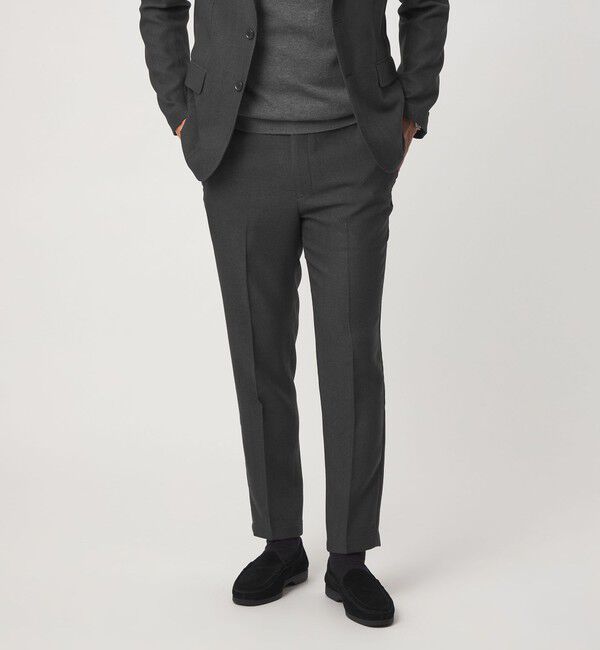 UNITED ARROWS green label relaxing「【WEB限定】JUST fit ヘリンボーン ナロー セットアップ ジャケット&パンツ」|スーツ|