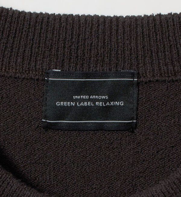 UNITED ARROWS green label relaxing「ブークレ サドル ヘンリーネック 長袖 ニット」|ニット・セーター|