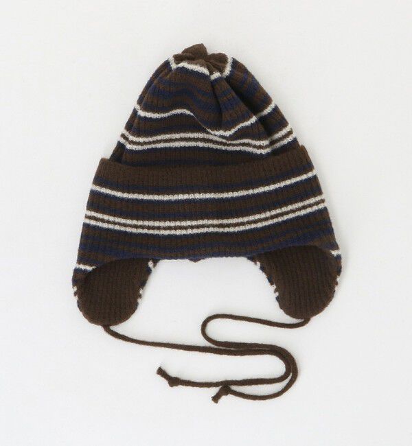 BEAUTY&YOUTH UNITED ARROWS「＜RACAL＞ボーダー イヤー ニットキャップ」|ニット帽|