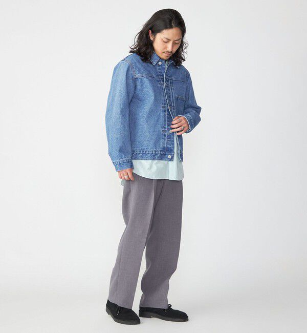 SHIPS「SHIPS: 〈セットアップ対応〉13.5oz リラックス デニム トラッカー ジャケット」|デニムジャケット|