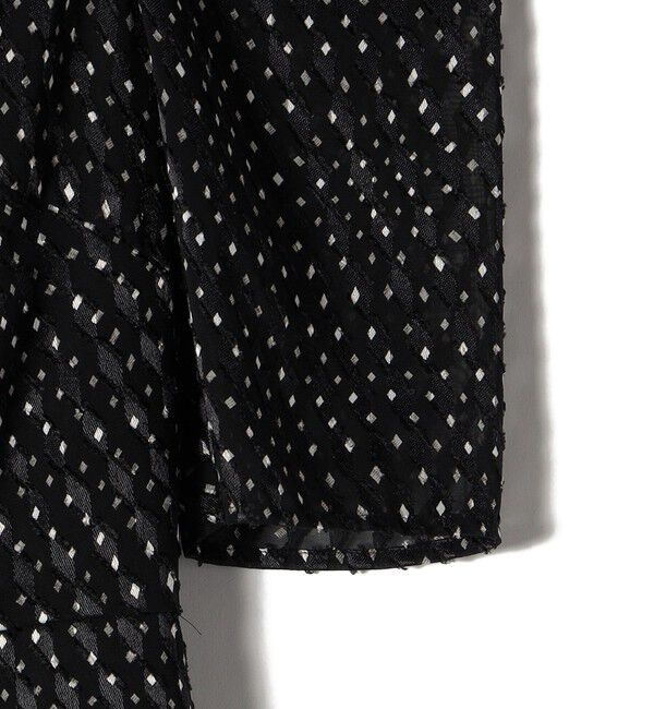 SHIPS for women「troisiemeCHACO:カット ジャカード ワンピース（セレモニー対応可）」|ワンピース|