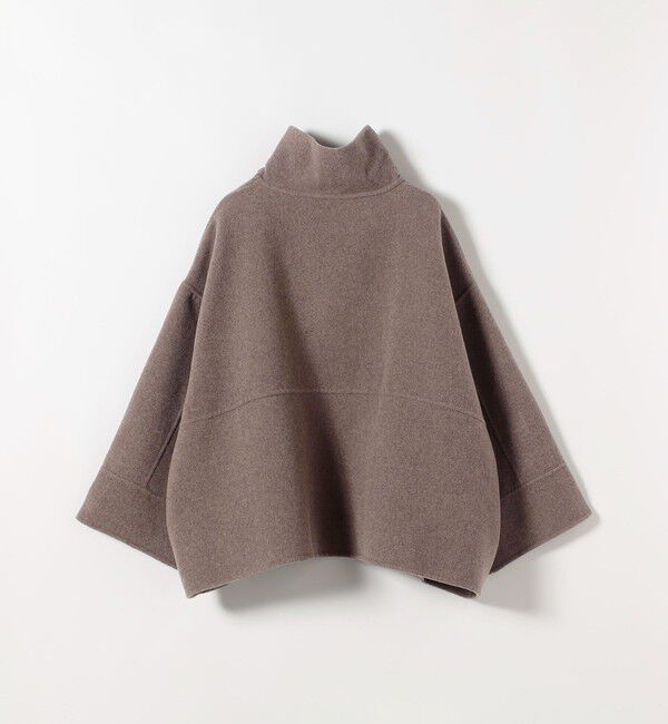 SHIPS any「【WEB限定】リバー スタンドカラー ポンチョ ショート コート」|その他|