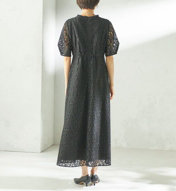 SHIPS for women「kaene:コード レース パフ スリーブ ワンピース」|ワンピース|