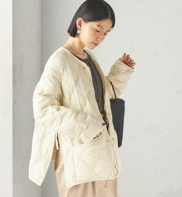 SHIPS for women「《一部予約》【SHIPS別注】TAION:〈手洗い可能〉リバーシブル マルチ WAY ダウン ジャケット」|ダウン|