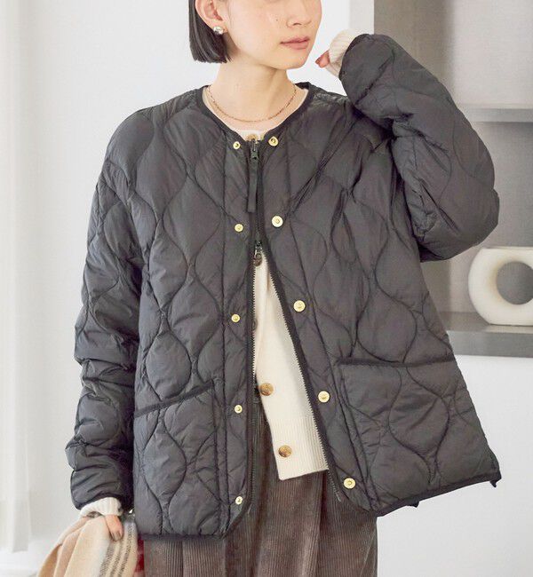 SHIPS for women「《一部予約》【SHIPS別注】TAION:〈手洗い可能〉リバーシブル マルチ WAY ダウン ジャケット」|ダウン|ブラック