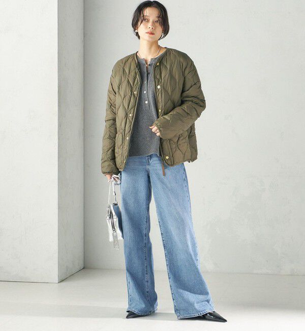 SHIPS for women「《一部予約》【SHIPS別注】TAION:〈手洗い可能〉リバーシブル マルチ WAY ダウン ジャケット」|ダウン|