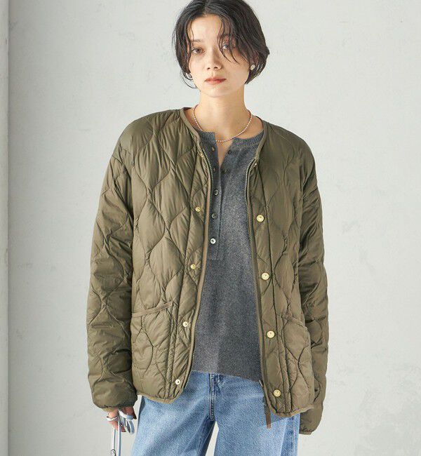 SHIPS for women「《一部予約》【SHIPS別注】TAION:〈手洗い可能〉リバーシブル マルチ WAY ダウン ジャケット」|ダウン|