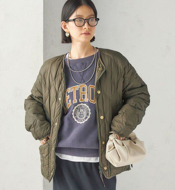 SHIPS for women「《一部予約》【SHIPS別注】TAION:〈手洗い可能〉リバーシブル マルチ WAY ダウン ジャケット」|ダウン|