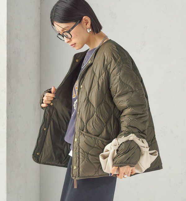 SHIPS for women「《一部予約》【SHIPS別注】TAION:〈手洗い可能〉リバーシブル マルチ WAY ダウン ジャケット」|ダウン|