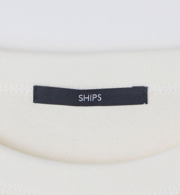 SHIPS「【WEB限定】〈汗染み防止加工〉ポケット ロングスリーブ Tシャツ」|Tシャツ・カットソー|