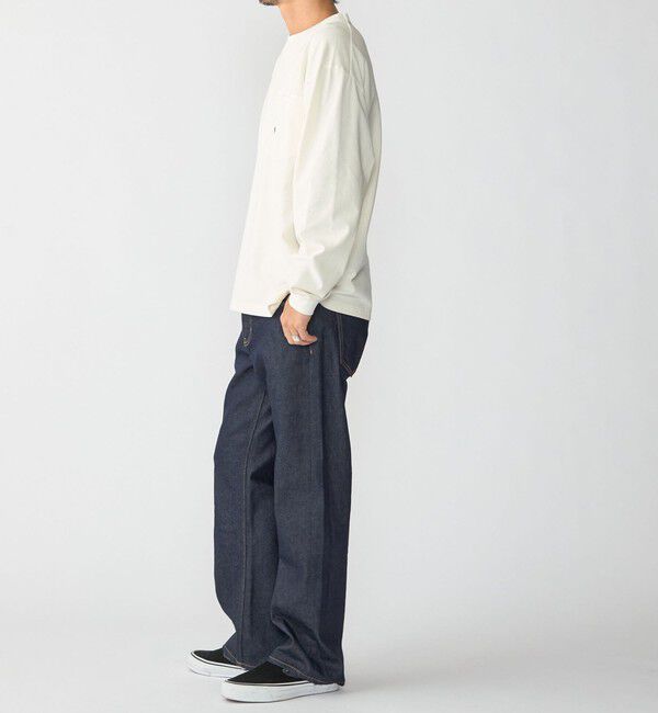 SHIPS「【WEB限定】〈汗染み防止加工〉ポケット ロングスリーブ Tシャツ」|Tシャツ・カットソー|