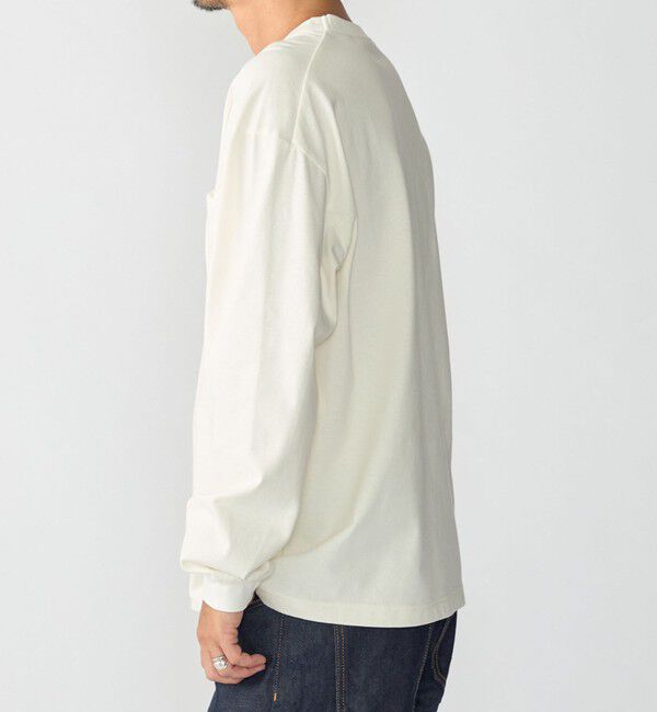 SHIPS「【WEB限定】〈汗染み防止加工〉ポケット ロングスリーブ Tシャツ」|Tシャツ・カットソー|