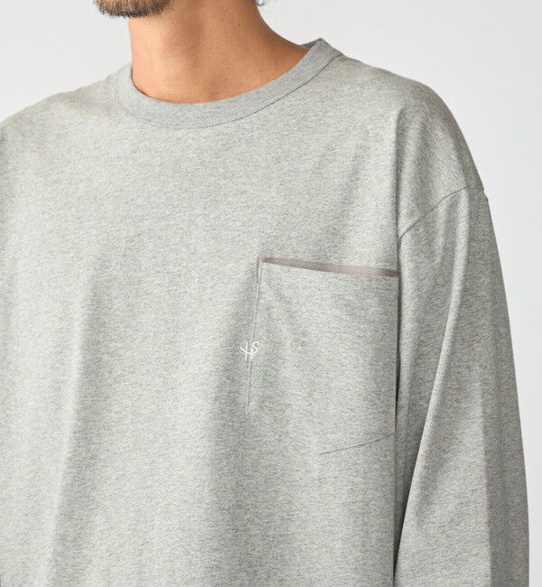 SHIPS「【WEB限定】〈汗染み防止加工〉ポケット ロングスリーブ Tシャツ」|Tシャツ・カットソー|