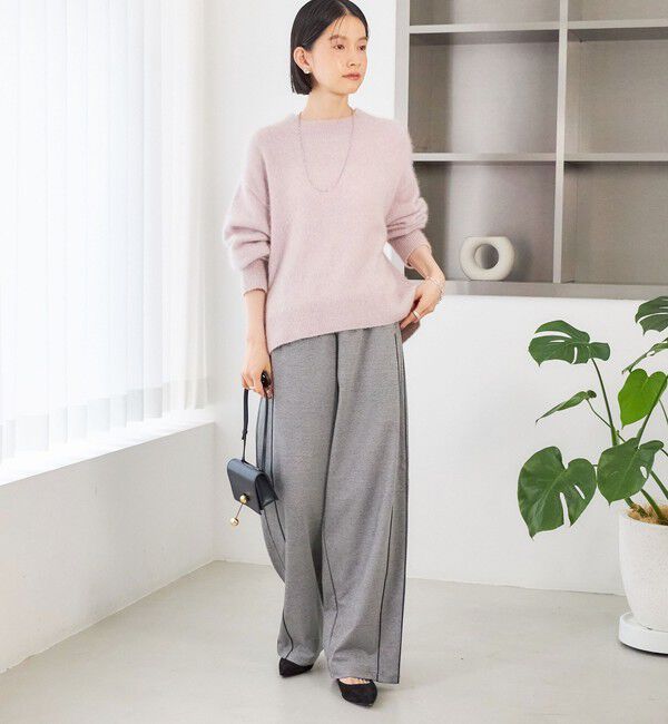 SHIPS for women「《予約》〈手洗い可能〉フォックス ラメ ハイネック ニット」|ニット・セーター|