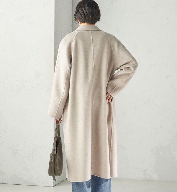 SHIPS for women「《予約》Super 160's ウール リバー ロング コート」|その他|