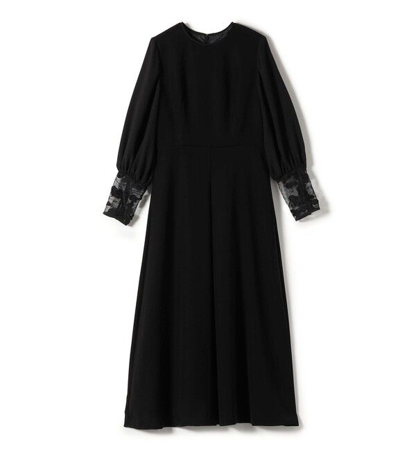 SHIPS for women「【SHIPS別注】kaene:〈洗濯機可能〉袖 レース フロント タック ワンピース（セレモニー対応可）」|ワンピース|