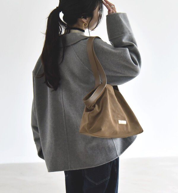 quaranciel「リバー ステンカラー Aライン ショート ポンチョ コート」|その他|