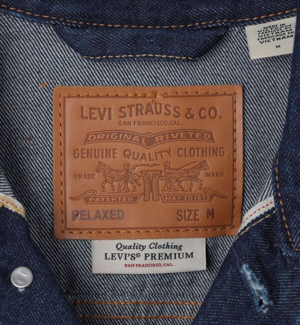 SHIPS「Levi's: TYPE 1 TRUCKER NEW SELVE」|デニムジャケット|