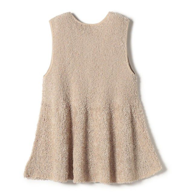 SHIPS for women「【SHIPS別注】TORRAZZO DONNA:〈手洗い可能〉ペプラム ニット ジレ」|ベスト・ジレ|