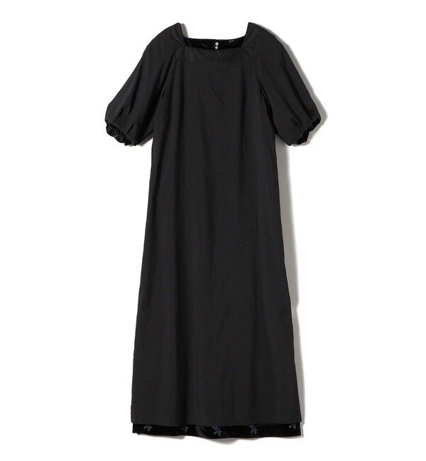 SHIPS for women「【SHIPS別注】troisiemeCHACO: ポリエステル ベロア ワンピース」|ワンピース|
