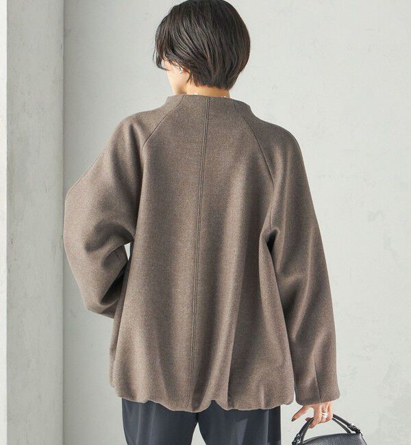 SHIPS for women「《予約》ウール シルク ボトルネック コクーン コート」|その他|