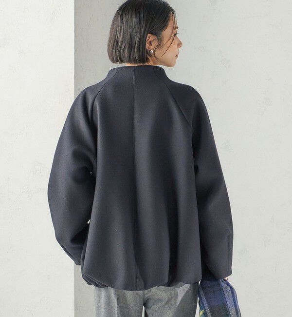 SHIPS for women「《予約》ウール シルク ボトルネック コクーン コート」|その他|