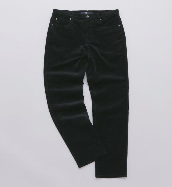 SHIPS Colors 「《予約》〈洗濯機可能〉コーデュロイ ストレッチ 裏起毛 ウォーム パンツ◆」|その他|ブラック