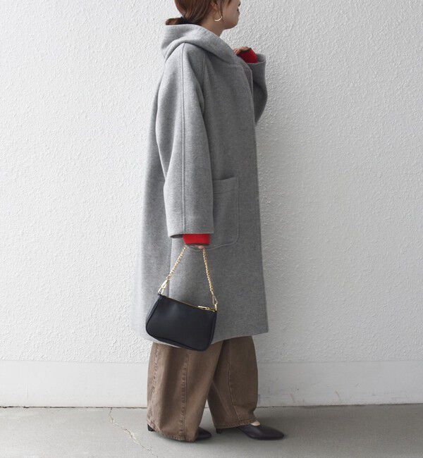 SHIPS any「《予約》PURE WOOL ロング フーディー コート」|その他|