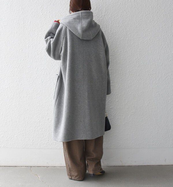 SHIPS any「《予約》PURE WOOL ロング フーディー コート」|その他|