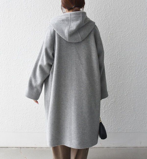SHIPS any「《予約》PURE WOOL ロング フーディー コート」|その他|