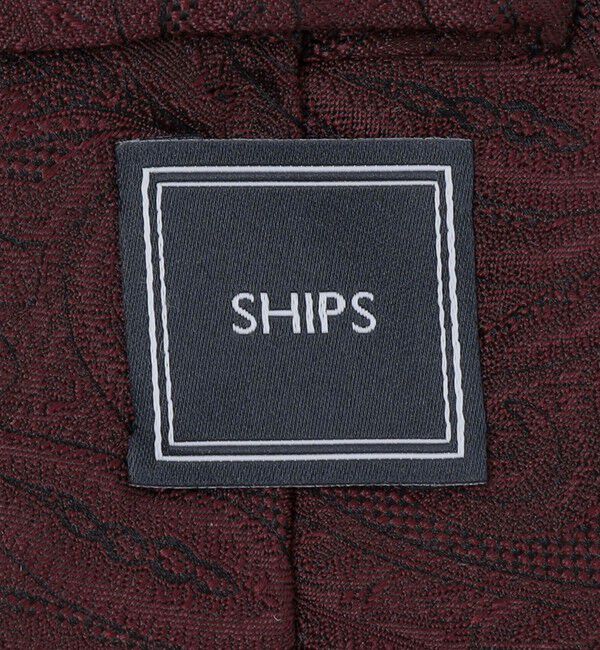 SHIPS「シルク シャドウ ペイズリー ネクタイ」|ネクタイ・蝶ネクタイ|