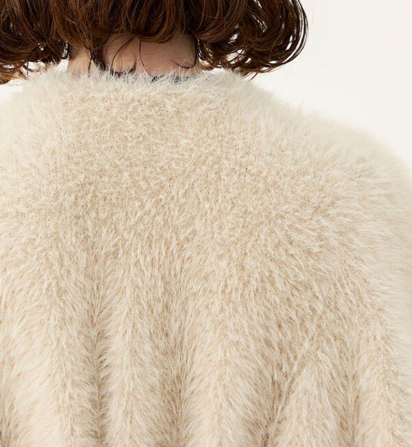 Ballsey「フェザーヤーン ビッグポンチョ」|カーディガン|