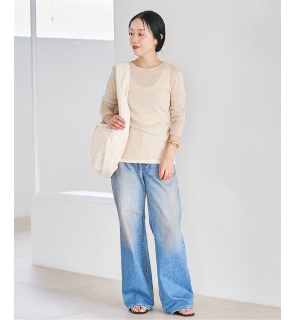 Plage「Mesh Sheer ロンT 7」|Tシャツ・カットソー|