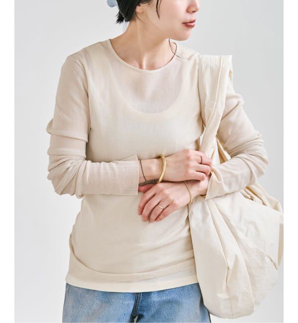 Plage「Mesh Sheer ロンT 7」|Tシャツ・カットソー|