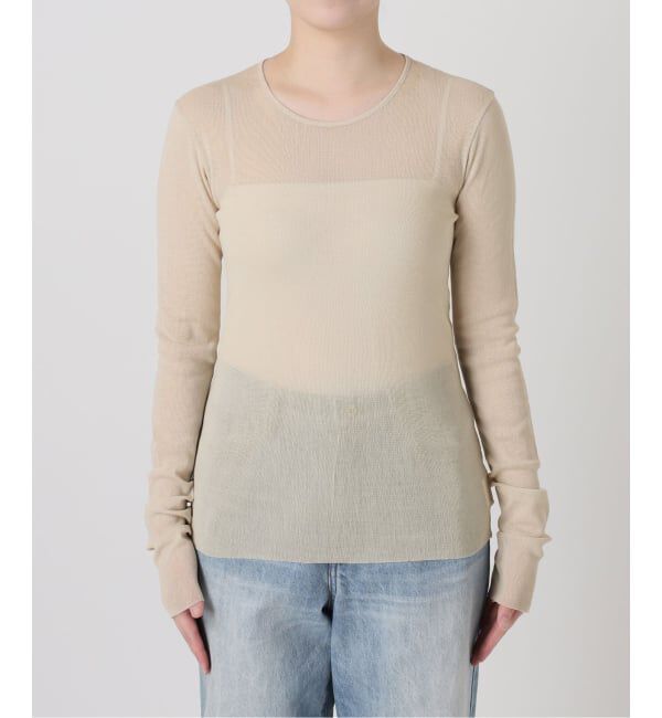 Plage「Mesh Sheer ロンT 7」|Tシャツ・カットソー|
