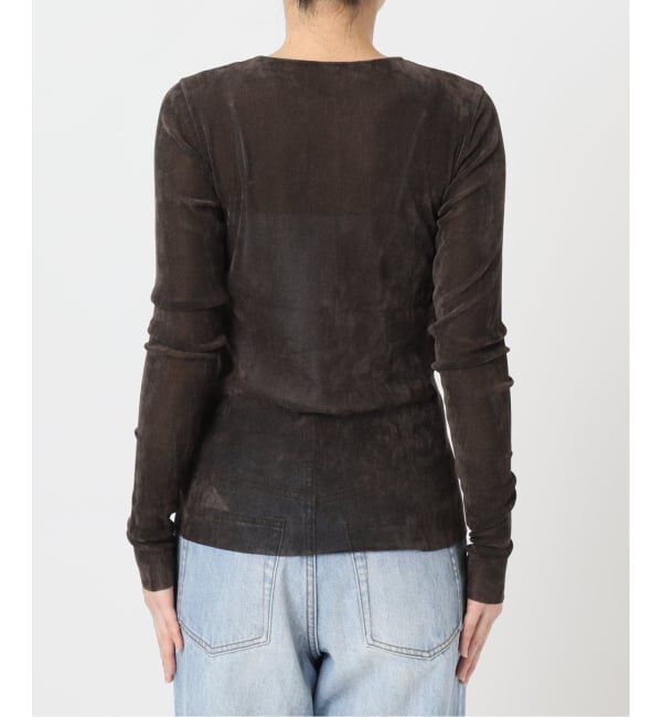 Plage「《追加》Flocky Mesh ロンT」|Tシャツ・カットソー|