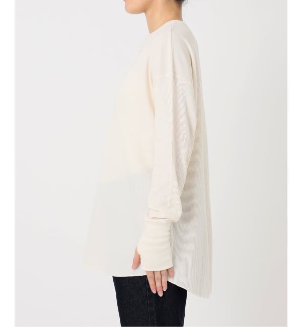 SLOBE IENA「HANES/ヘインズ SLOBE別注 ヘンリーネックワッフル ロンTEE」|Tシャツ・カットソー|