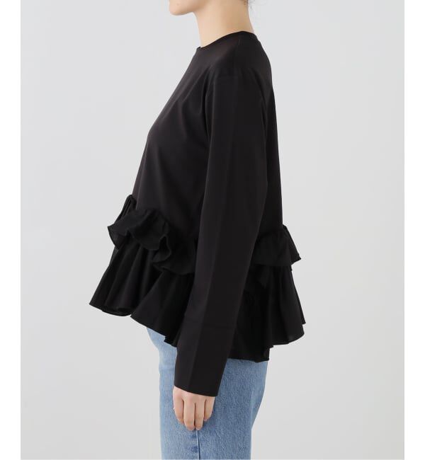 IENA「MARILYN MOON/マリリンムーン ruffle top カットソー 4264-182」|Tシャツ・カットソー|