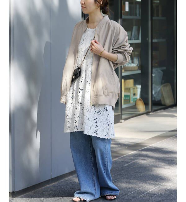 JOURNAL STANDARD relume「《追加2》［手洗い可］ウォッシャブルナイロンダブルジップMA-1」|ブルゾン・スタジャン|