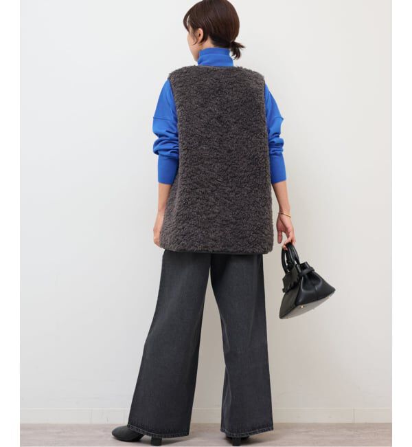 JOURNAL STANDARD relume「《追加 / 新色》シープフェイクファージップベスト」|ダウンベスト・ベスト|