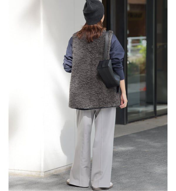 JOURNAL STANDARD relume「《追加 / 新色》シープフェイクファージップベスト」|ダウンベスト・ベスト|