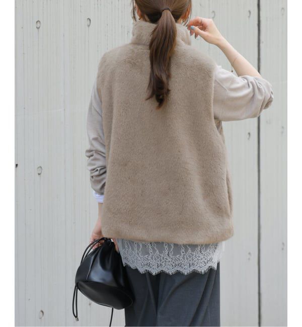 JOURNAL STANDARD relume「《WEB限定追加 /  新色》スタンドカラーファーベスト」|ダウンベスト・ベスト|