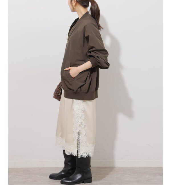 JOURNAL STANDARD relume「《追加3》［手洗い可］ウォッシャブルナイロンダブルジップMA-1」|ブルゾン・スタジャン|