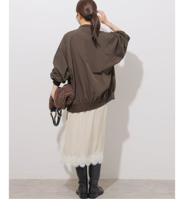 JOURNAL STANDARD relume「《追加3》［手洗い可］ウォッシャブルナイロンダブルジップMA-1」|ブルゾン・スタジャン|