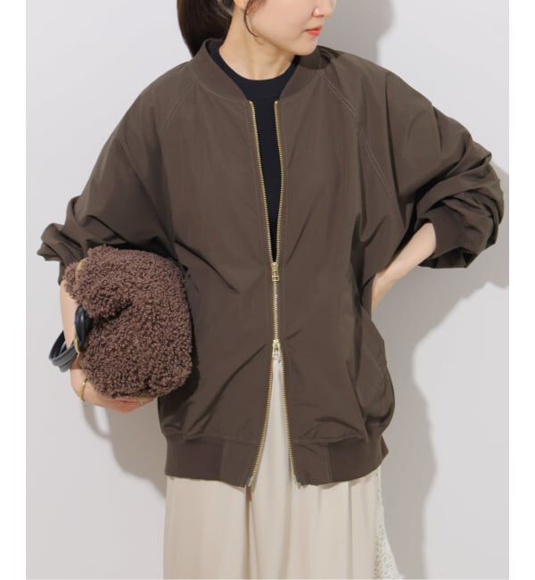 JOURNAL STANDARD relume「《追加3》［手洗い可］ウォッシャブルナイロンダブルジップMA-1」|ブルゾン・スタジャン|